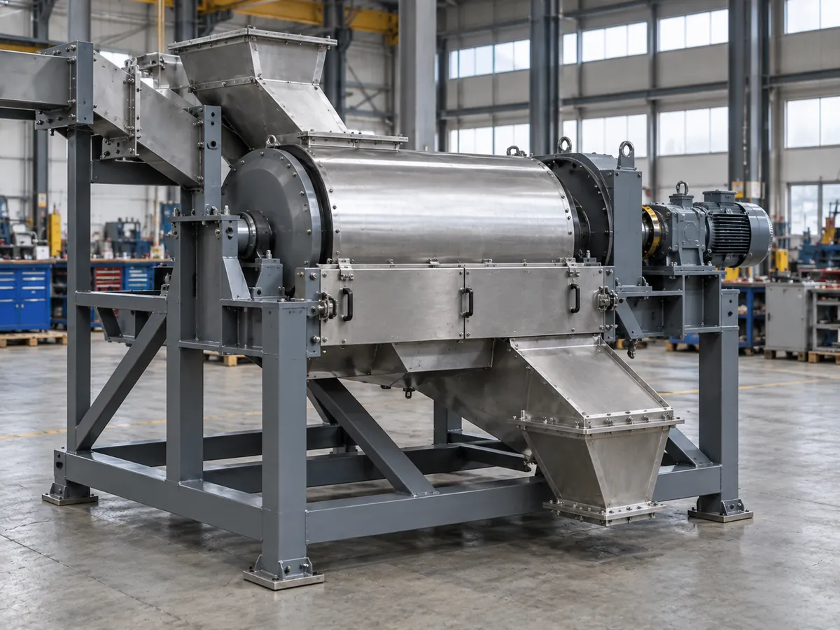Custom magnetic separation system for industrial process integration