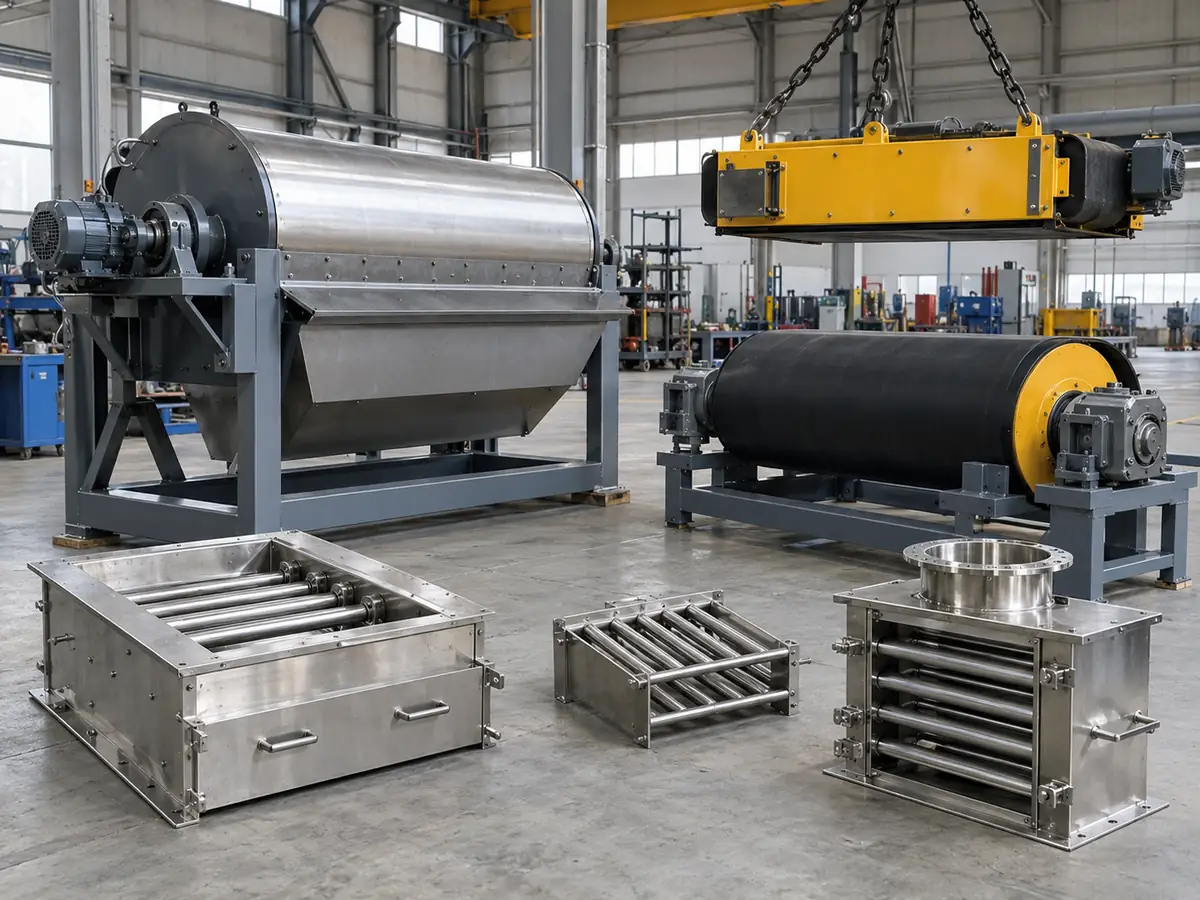 Coverlan magnetic separation equipment for industrial applications