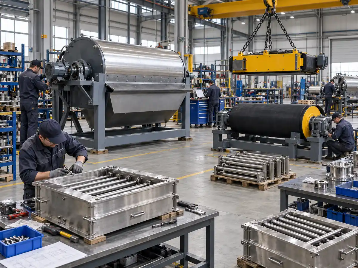Magnetic separator production and assembly workshop