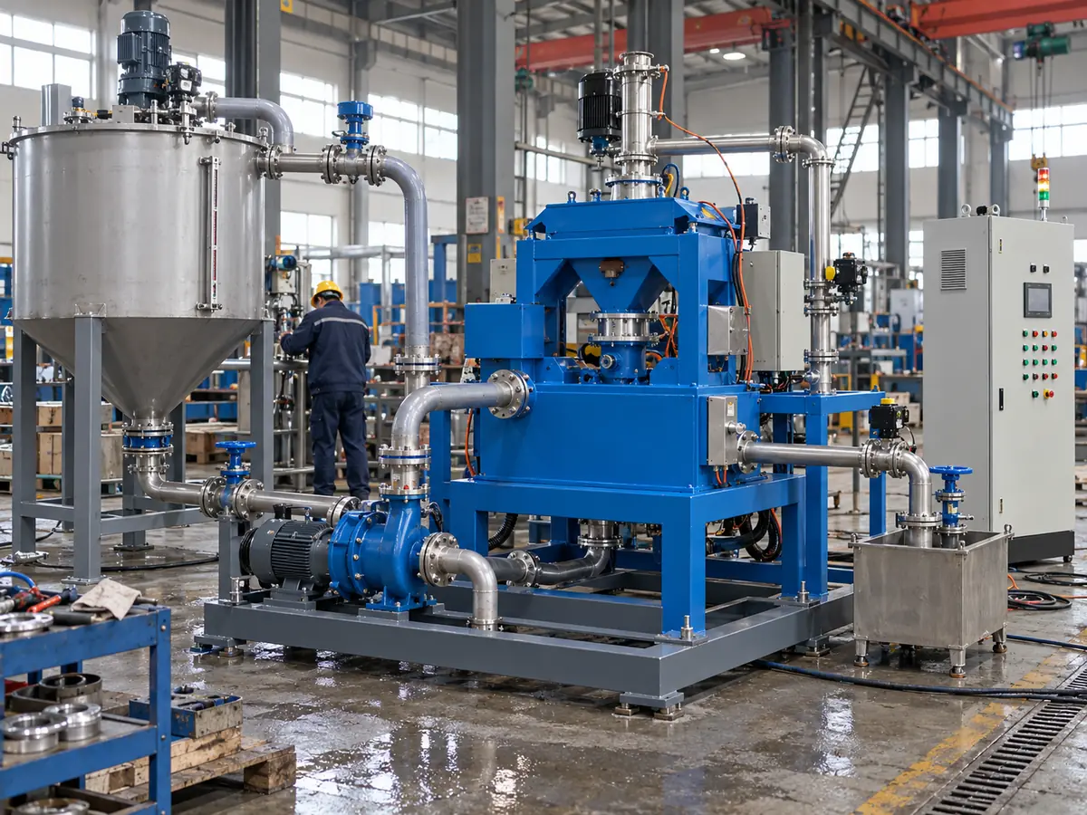 Magnetic separator integrated with process piping and installation interfaces