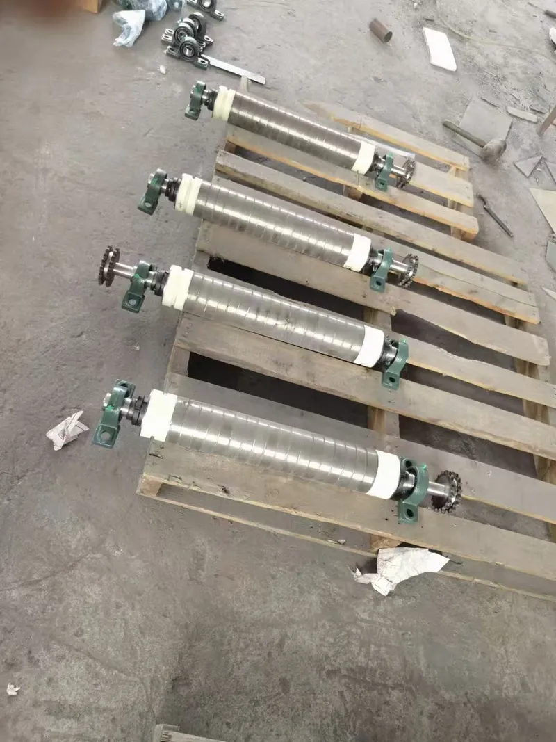 Magnetwalzenbaugruppen mit Wellen, Lagerstützen und Antriebsanschlüssen