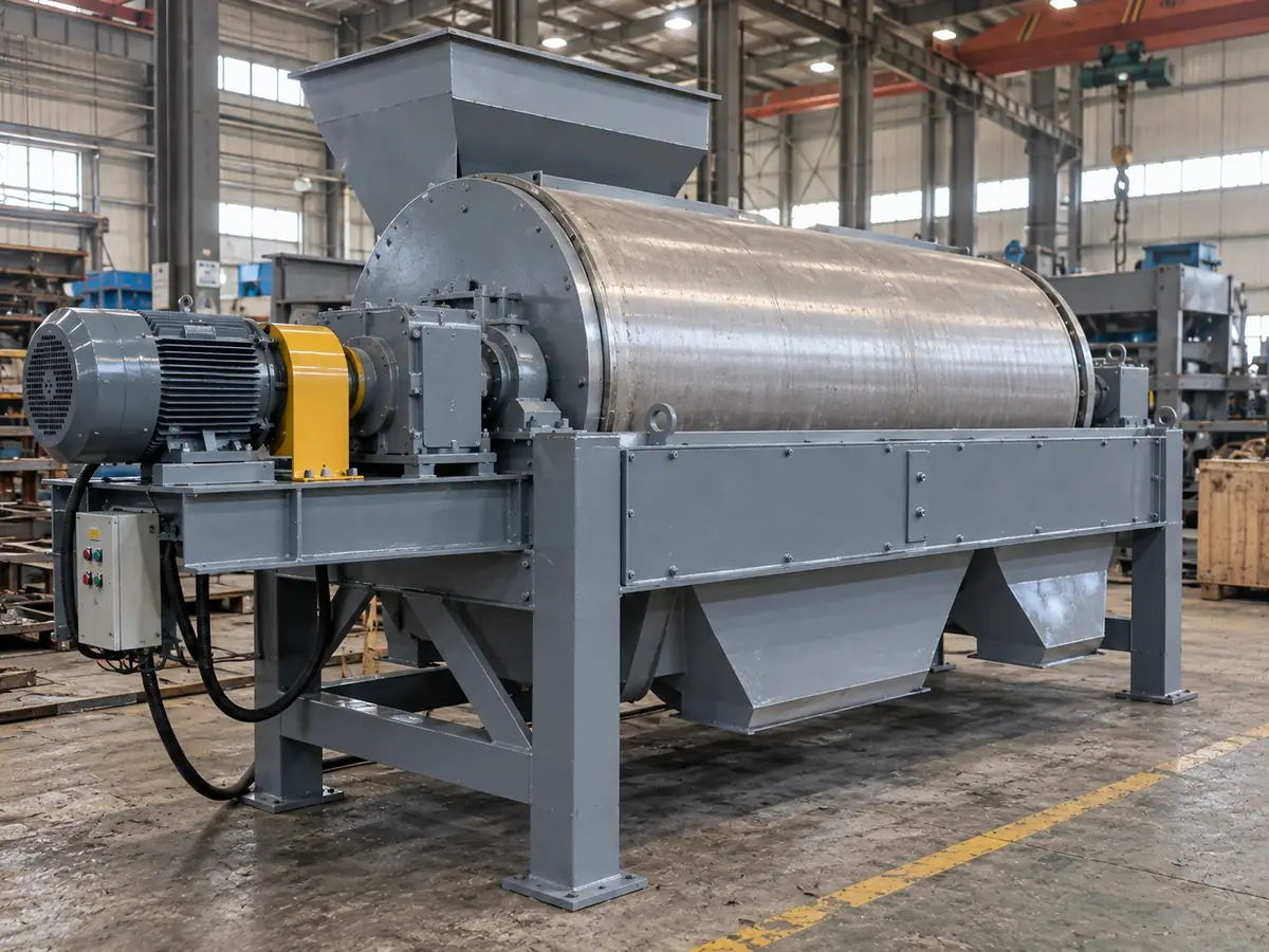 Conceptual completed magnetic separator configuration for project engineering review